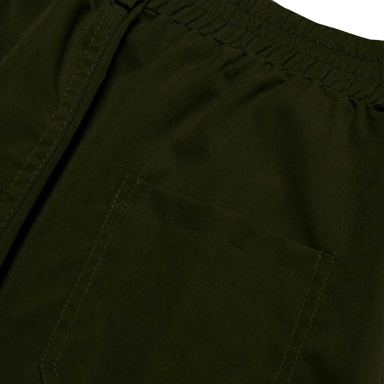 Cargo Pants for Men Casual Button Elastic Waist Chino Pants Relaxed Fit Carpenter Hiking Work Pants with Pockets