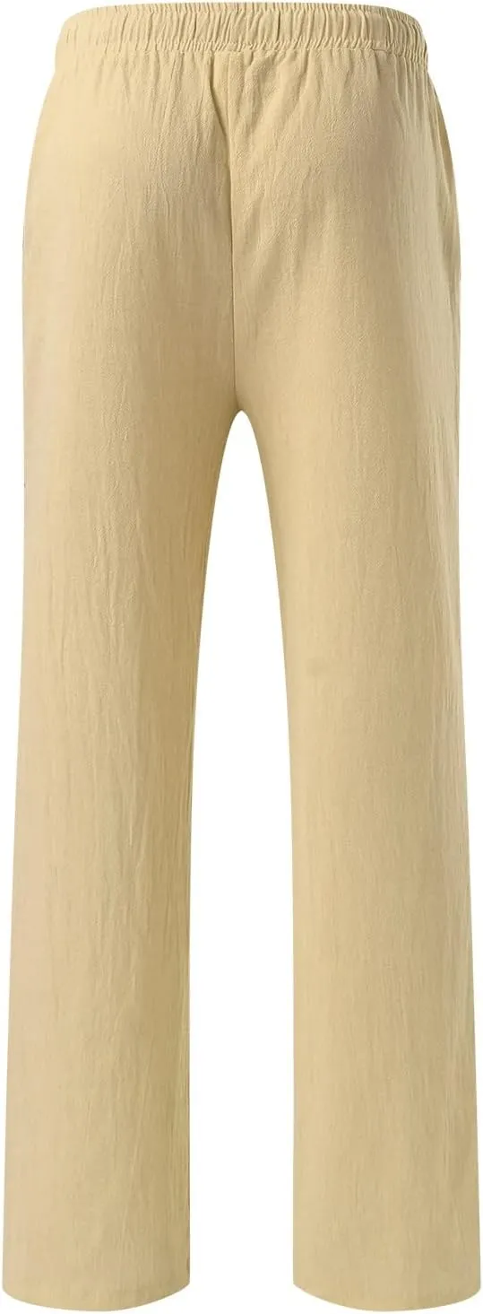 Cargo Pants for Men Relaxed Fit Big and Tall Casual Jogger Sweatpants Cargo Pants for Men Men's Work Lined Sweatpants