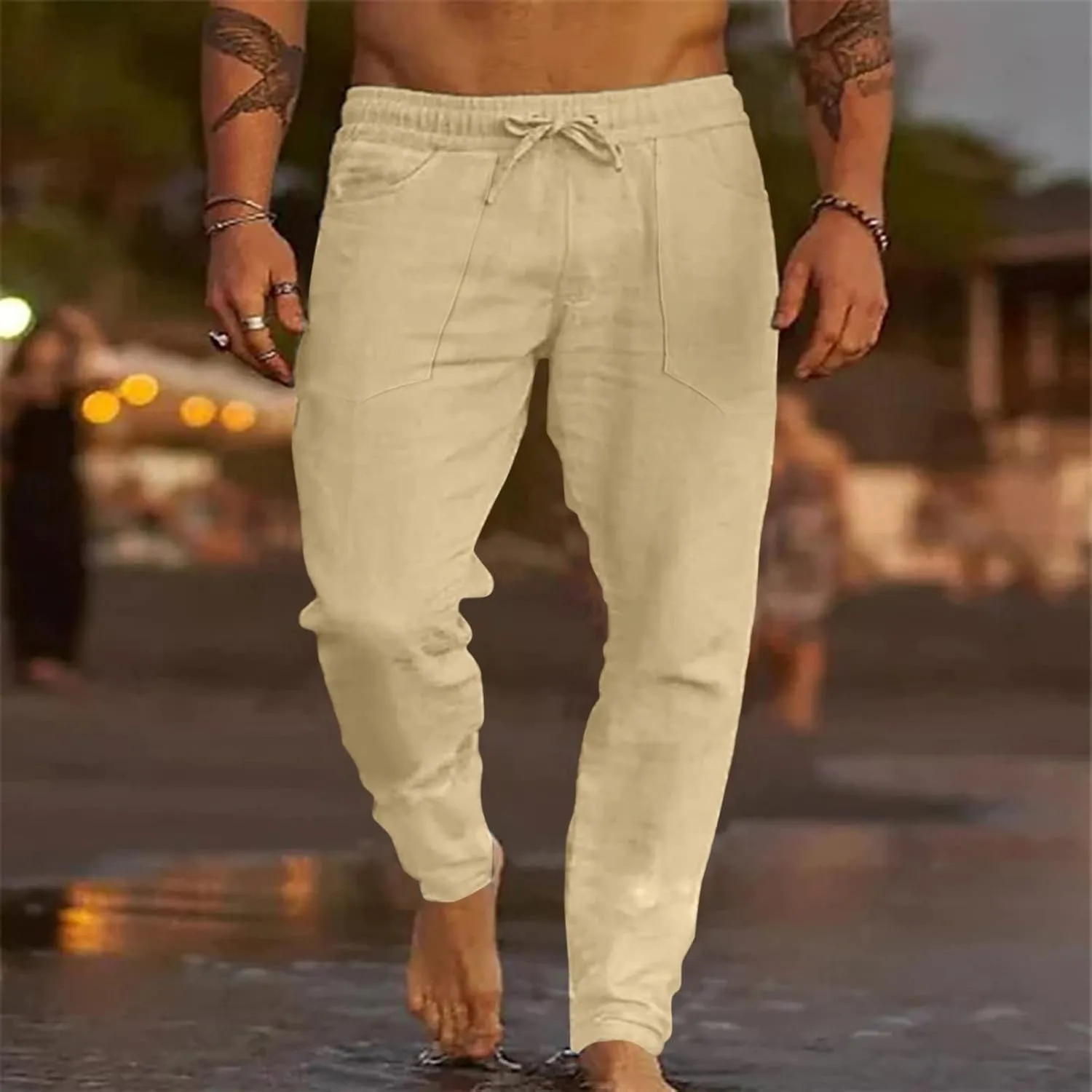 Cargo Pants for Men Relaxed Fit Big and Tall Casual Jogger Sweatpants Cargo Pants for Men Men's Work Lined Sweatpants