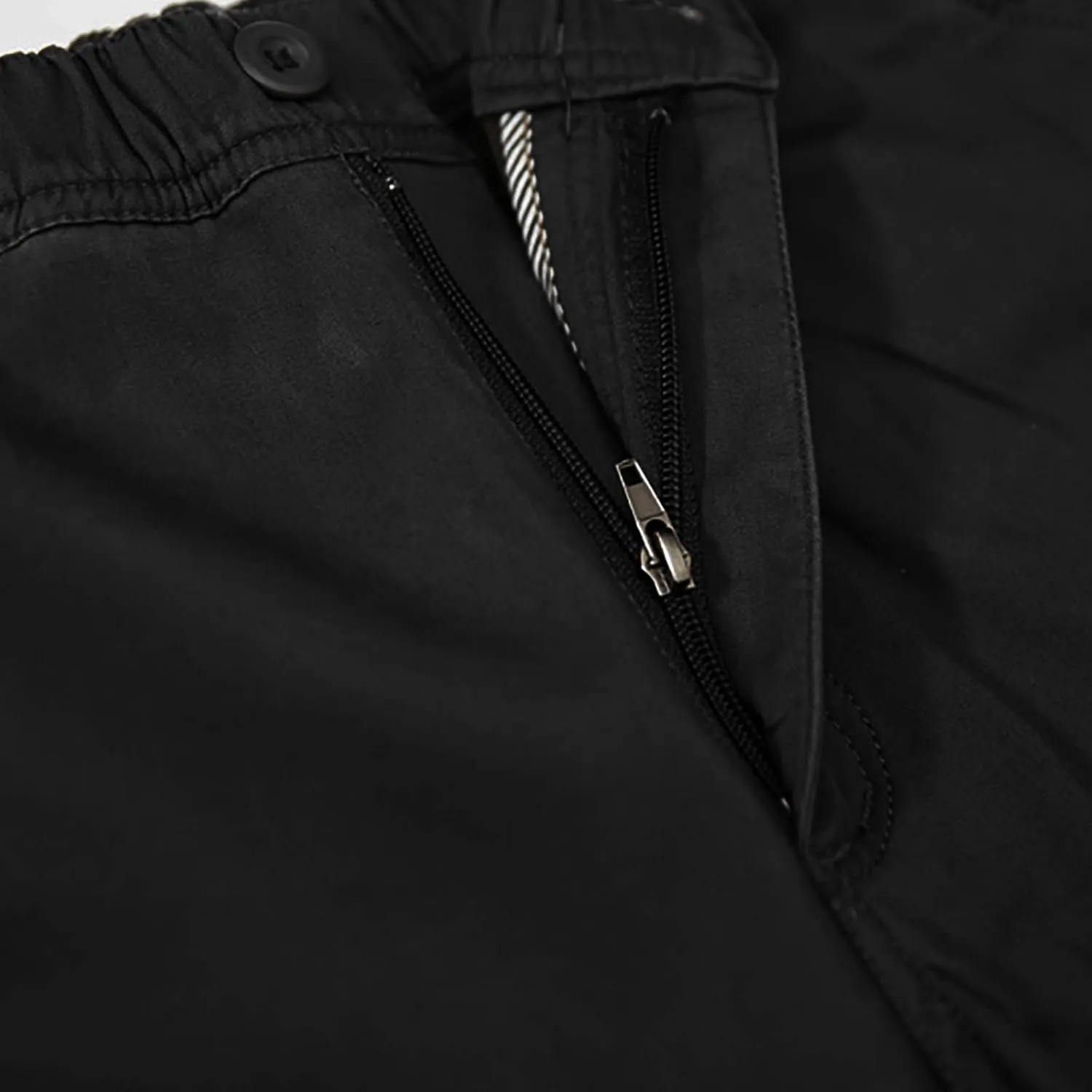 Cargo Pants for Men Relaxed Fit Mens Cargo Pants Running Men's Joggers Pants with Deep Zip Pockets Recycled Polyester