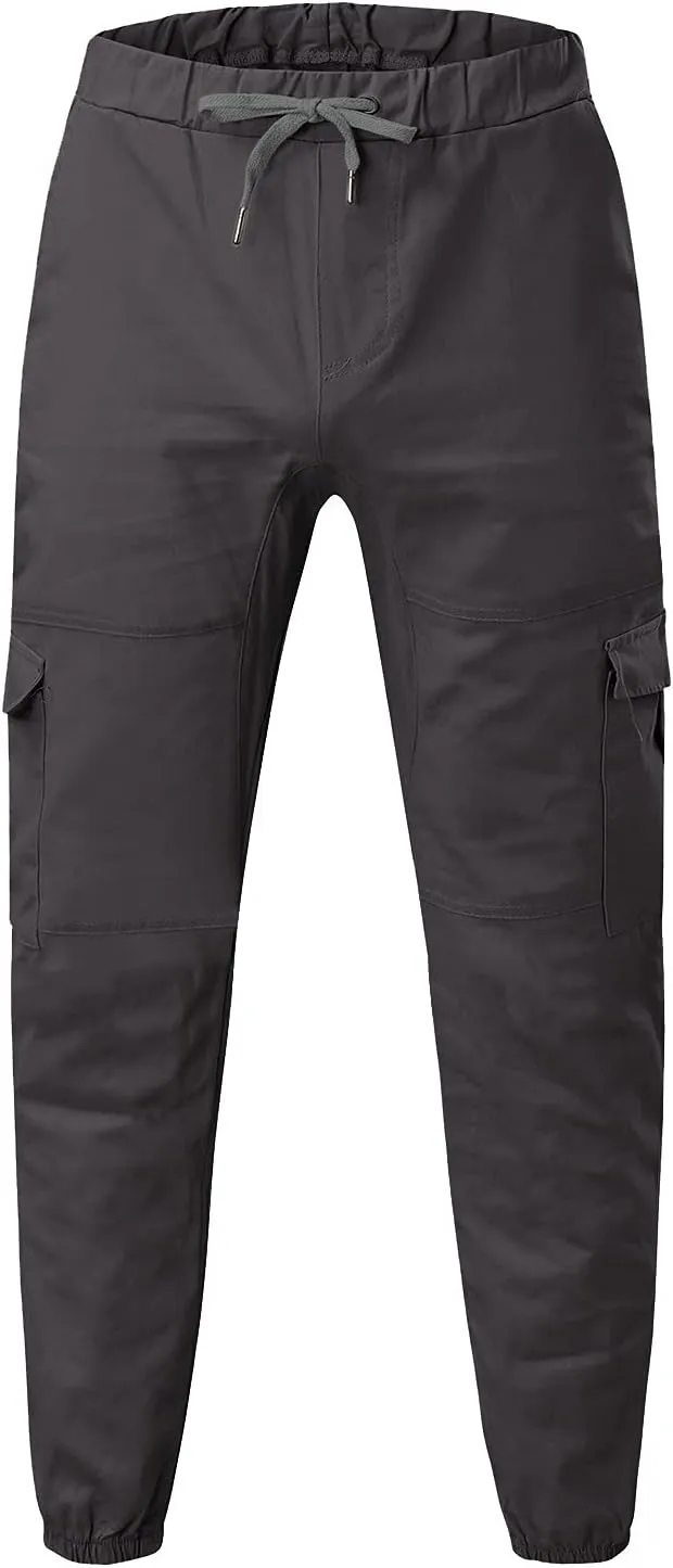 Cargo Pants for Men Relaxed Fit Sweatpants Stretch Elastic Running Athletic Cargo Sports Sweatpants for Men Men Pants