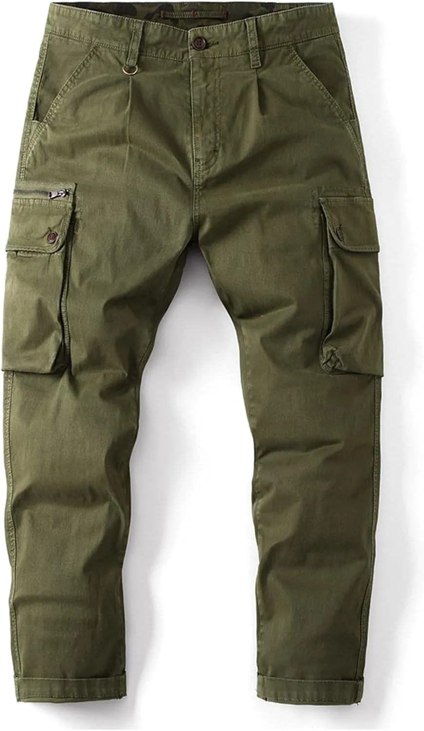 Cargo Pants for Men,Fashion Pants Slim Fit Straight-Leg Trousers Overalls Hiking Joggers with Pockets Mens Pants