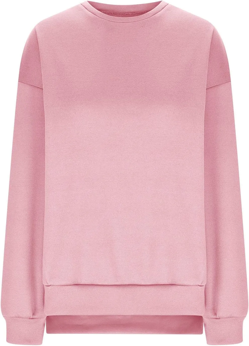 Ceboyel Women Crew Neck Oversized Sweatshirt Long Sleeve Causal Shirts Tops Solid Color Fall Sweater Trendy Y2K Clothes 2023