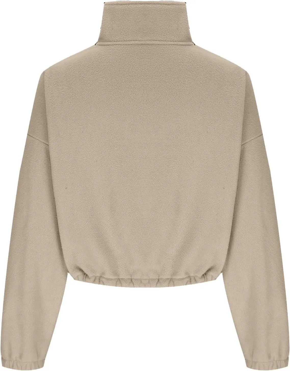 Ceboyel Womens Oversized Sweatshirt 2023 Half Zip Pullover Sweaters Drawstring Cropped Hoodie Trendy Y2K Teen Girls Clothes