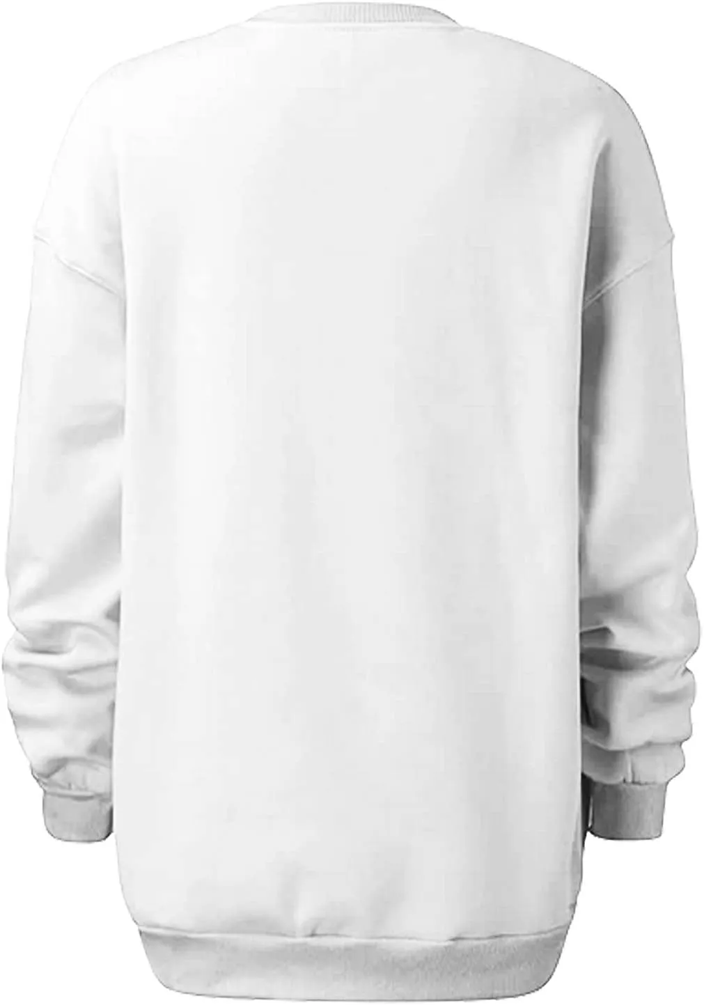Ceboyel Womens Solid Color Crewneck Sweatshirt Oversized Comfort Pullover Sweater Trendy Fall Tops 2023 Fashion Outfits