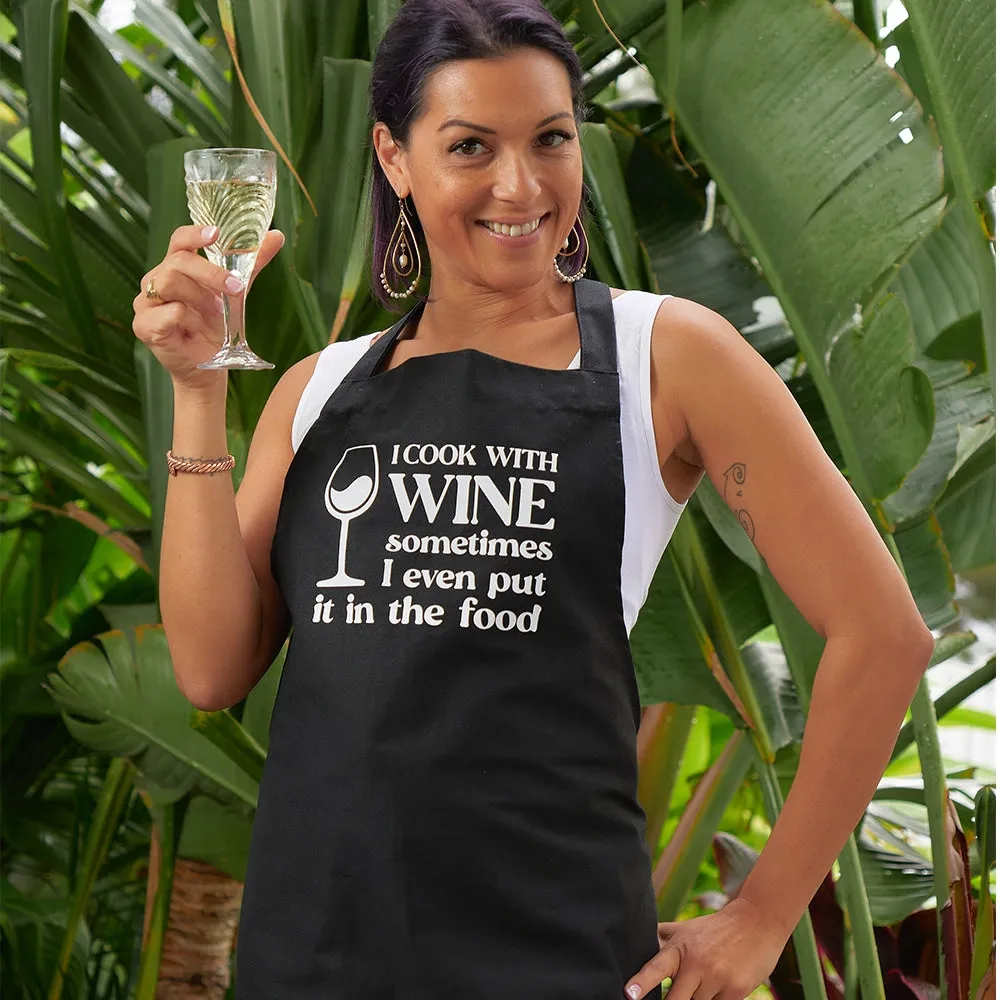 Christmas Screen Print Aprons - White Christmas