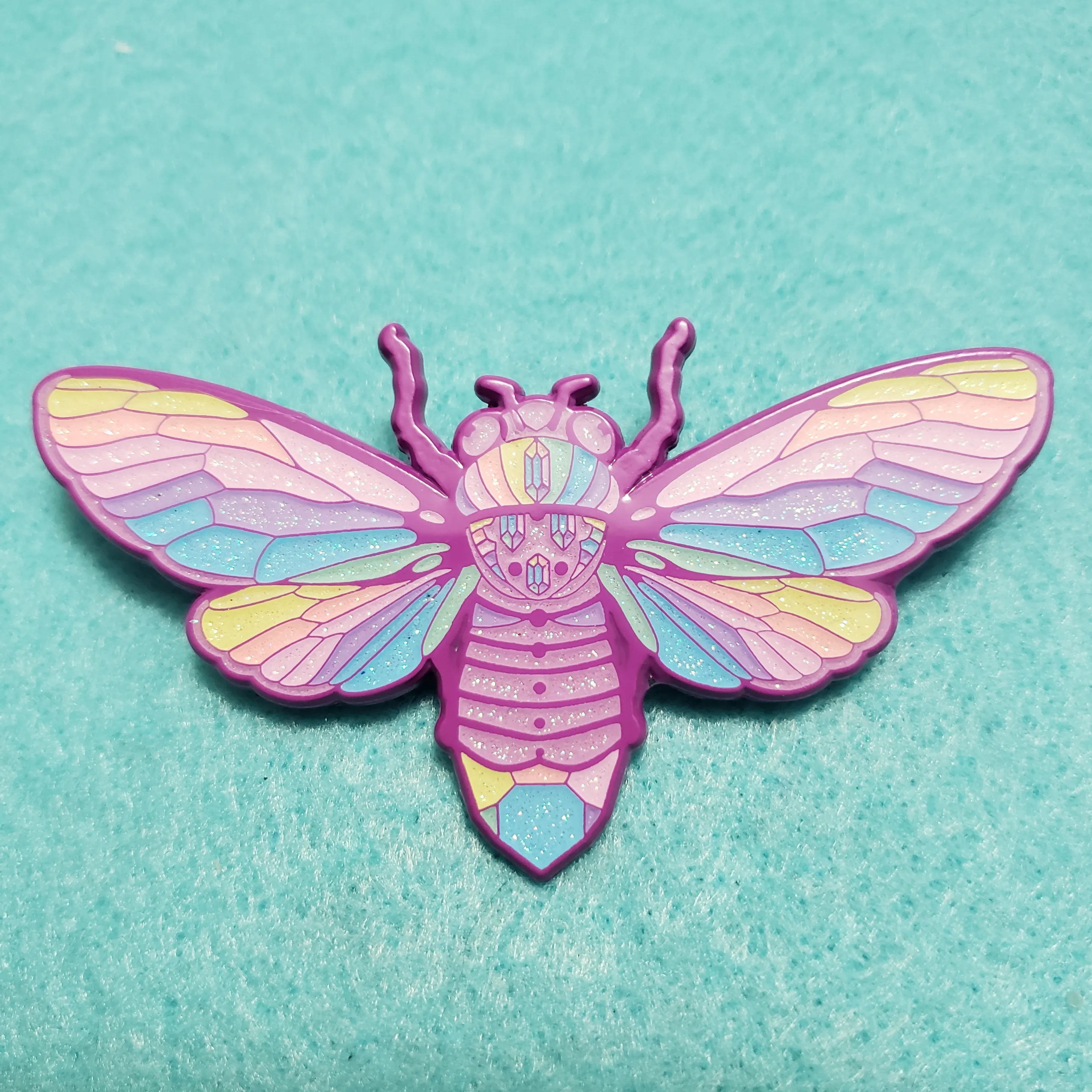 Cicadamancy Rainbow Pins