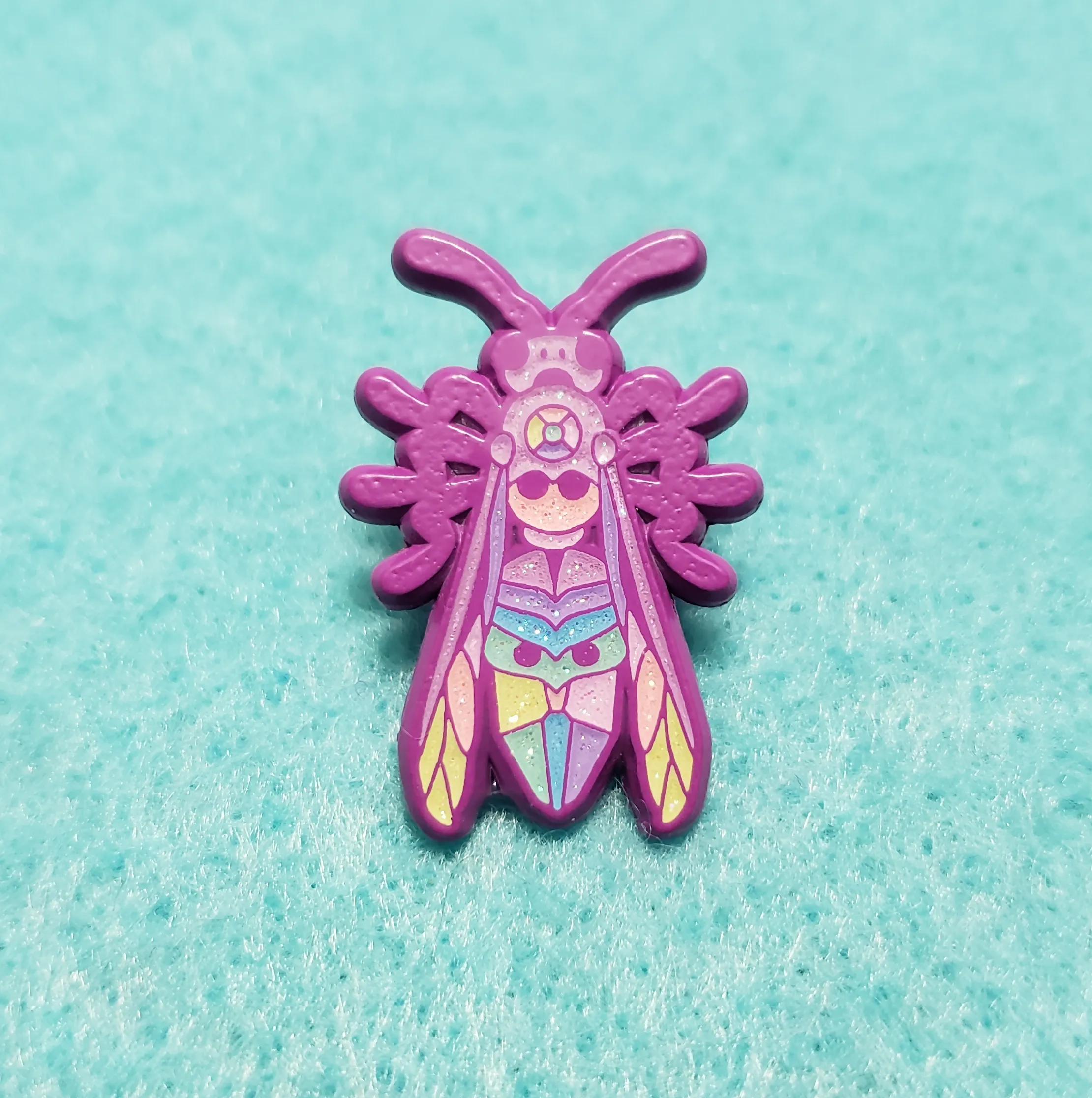 Cicadamancy Rainbow Pins