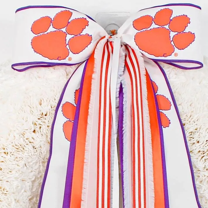 Clemson Tigers Collegiate RIBBON SET™ (with Bow)
