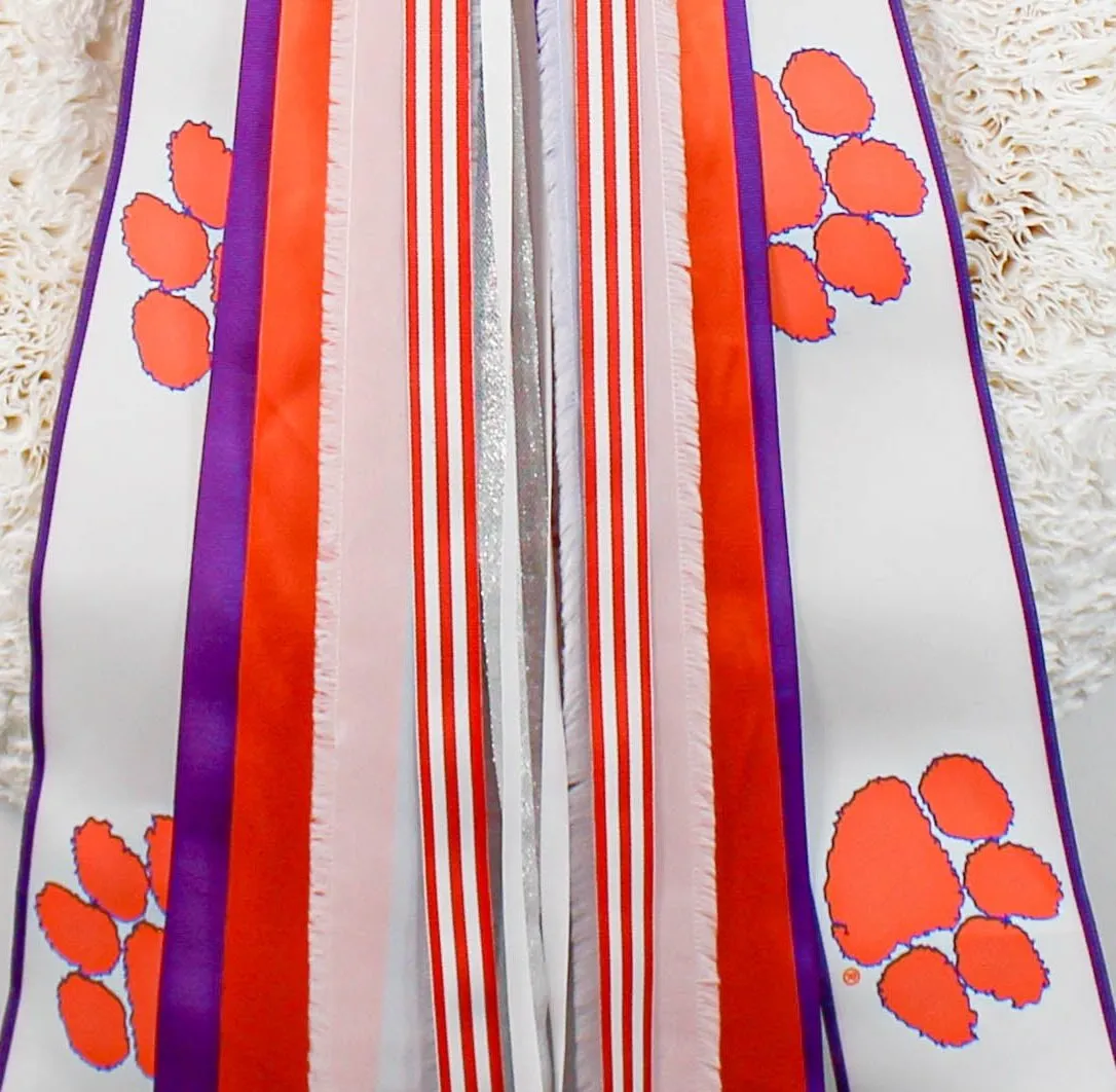 Clemson Tigers Collegiate RIBBON SET™ (with Bow)