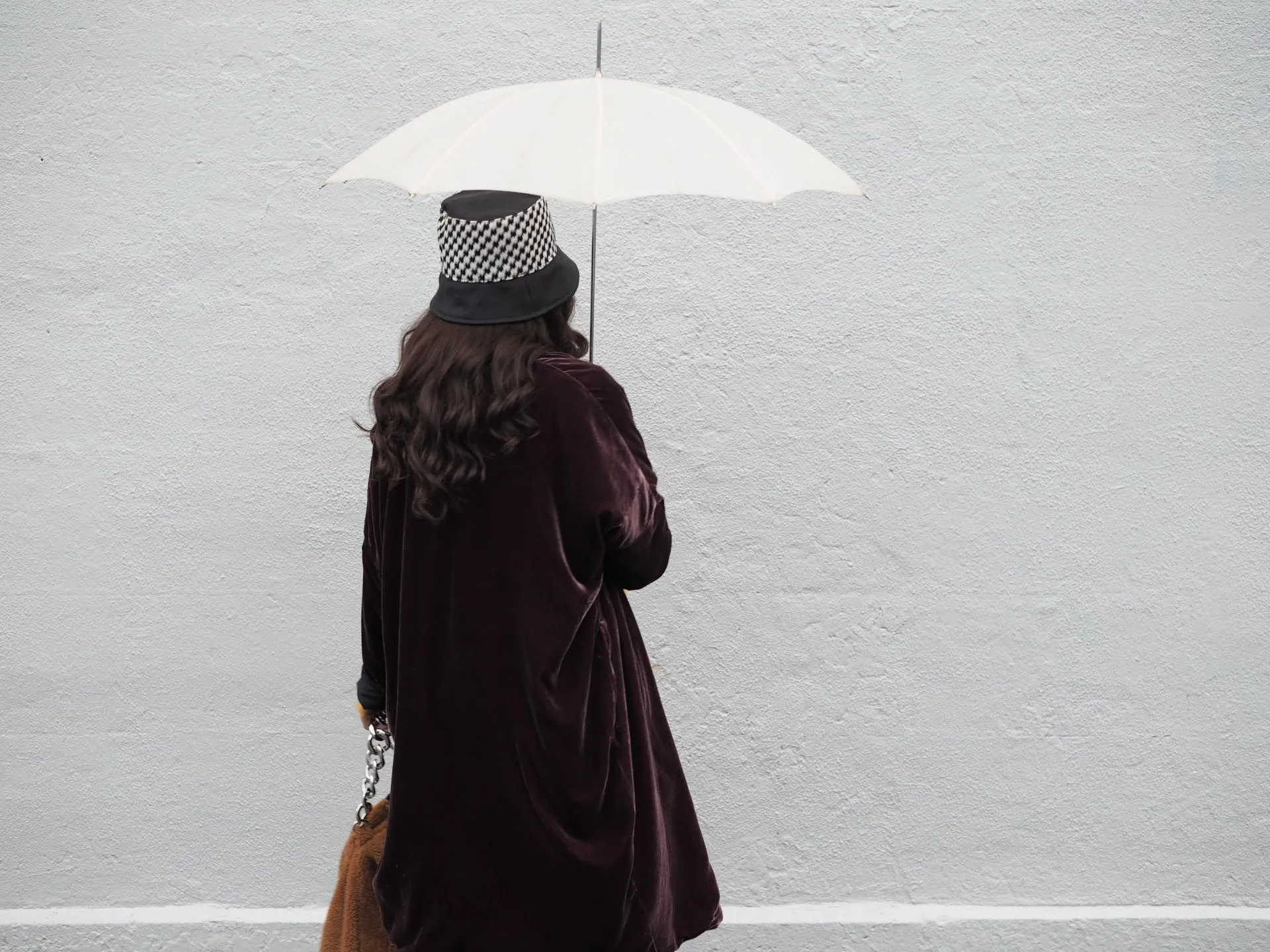 Cocoon coat (Silk velvet ) - Slate