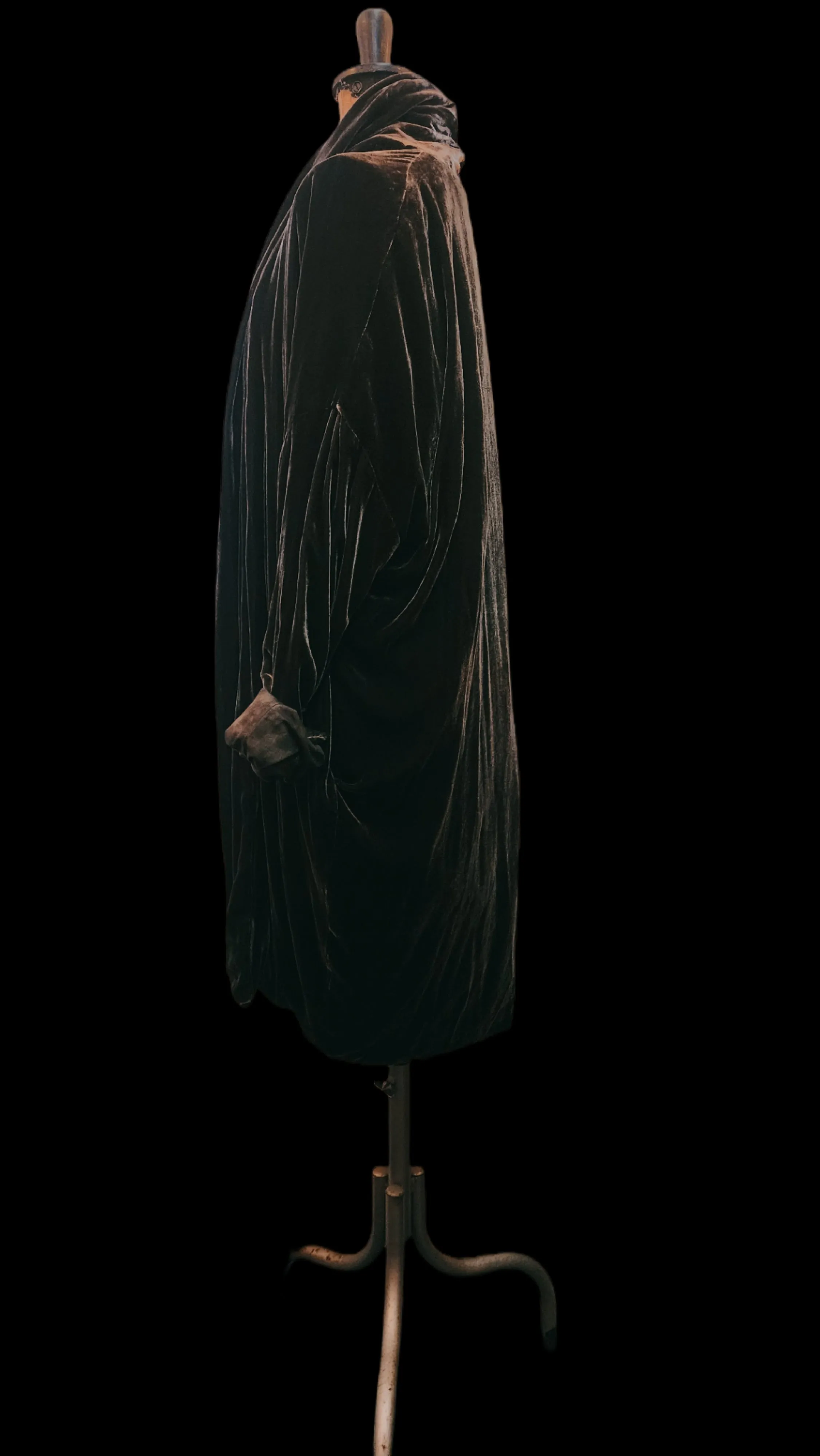 Cocoon coat (Silk velvet ) - Slate