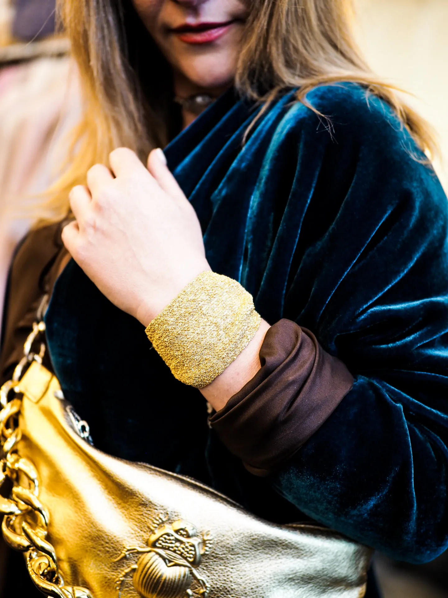 Cocoon coat (Silk velvet ) - Slate