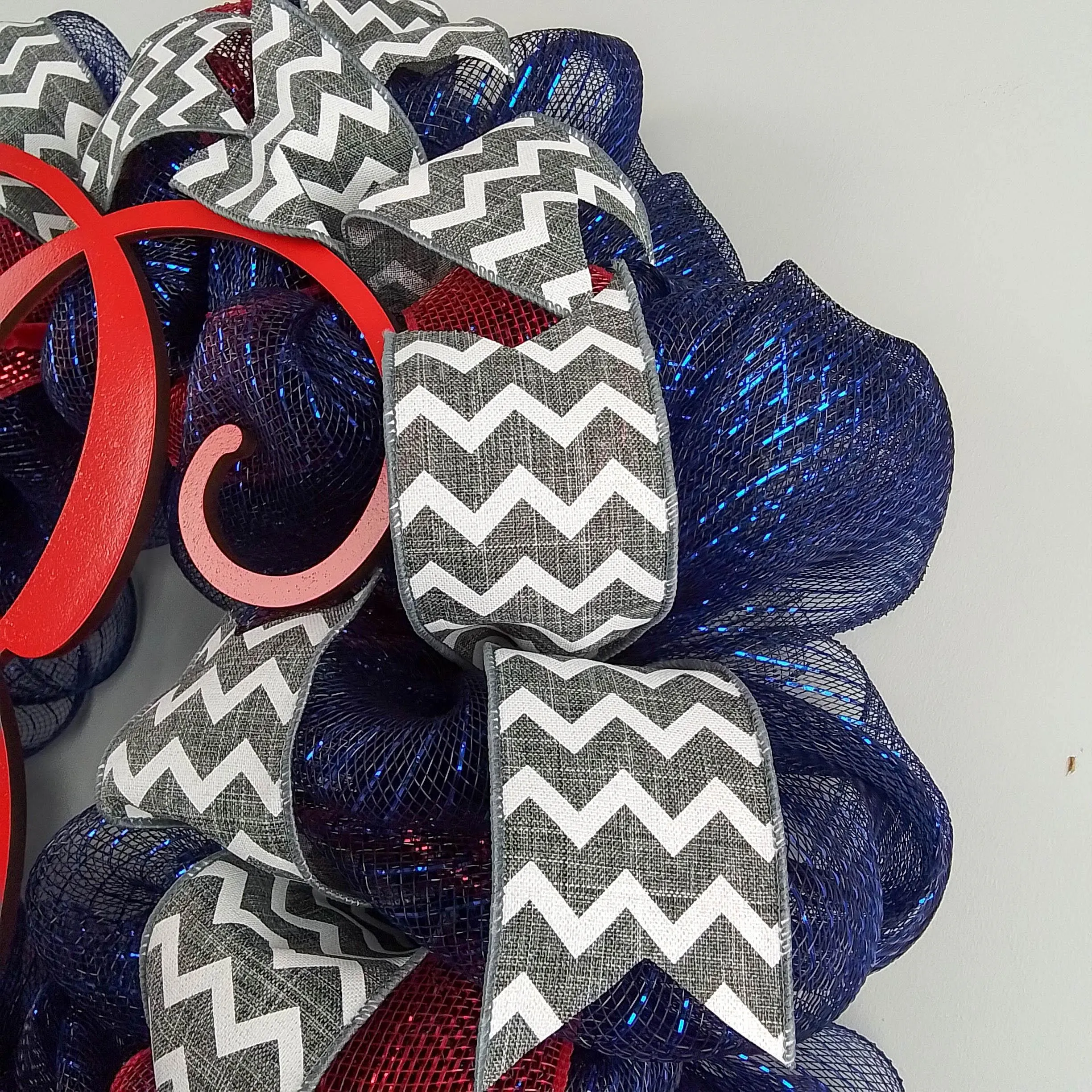 Custom Monogram Door Wreath, Initial Door Wreath, LOTS of colors!