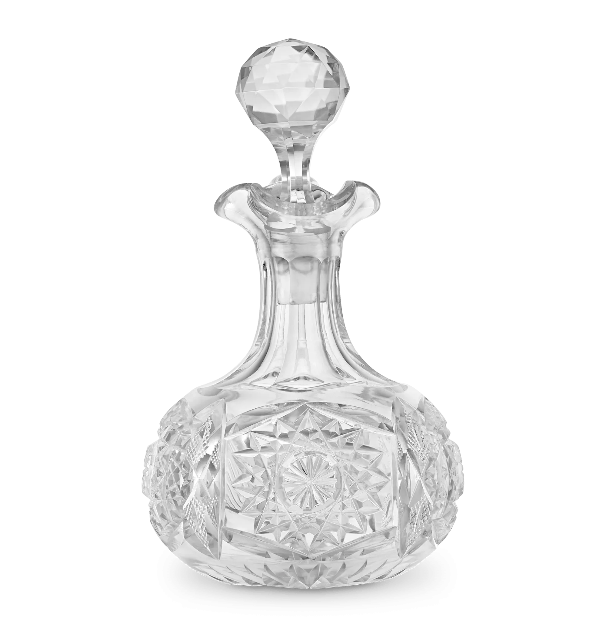 Cut Glass Cruet Bottle