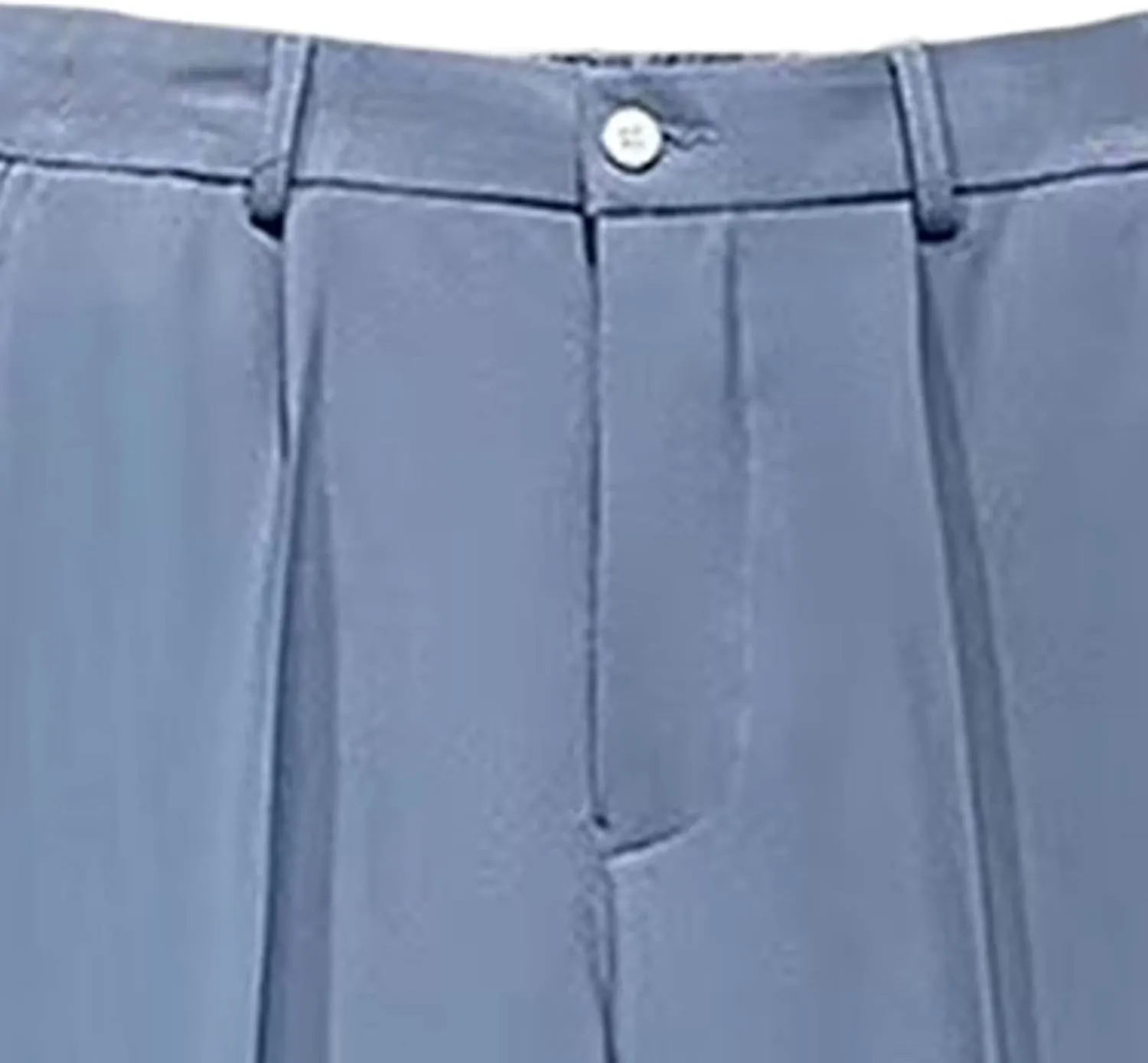 DGHM-JLMY Men's Fashion Wide Leg Casual Mop Pants Flat Front Slim Fit Pant Wear Relaxed Fit Straight Leg Pant