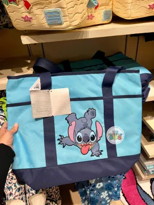 DLR/WDW - Lilo & Stitch - Stitch Embroidered Appliqués Ultraviolet Ink Tote Bag