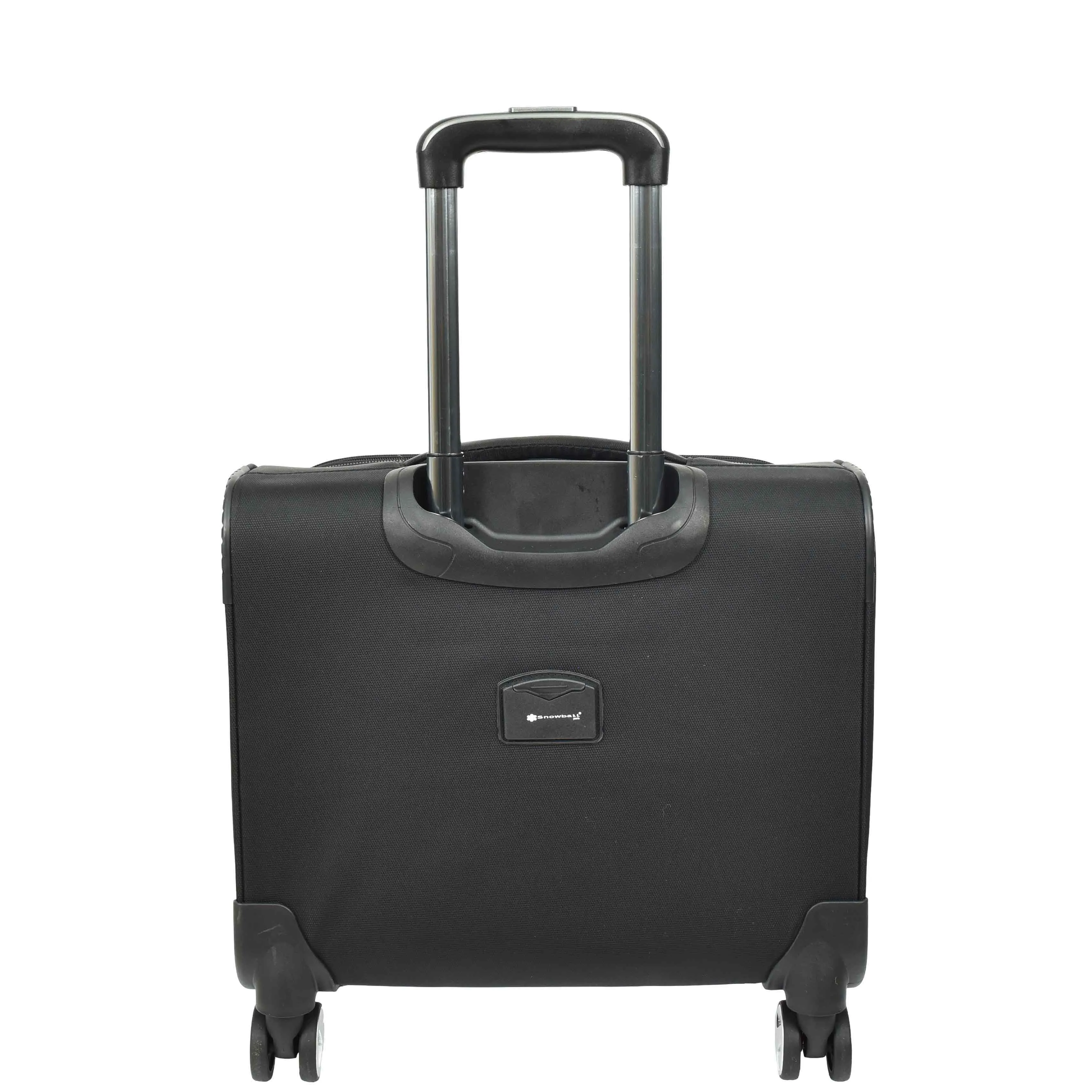 DR683 Durable Nylon Polyester Business Travel Pilot Case Black