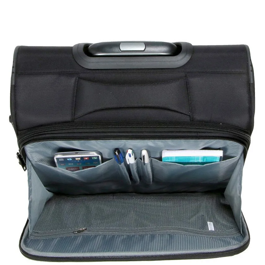 DR683 Durable Nylon Polyester Business Travel Pilot Case Black