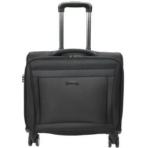 DR683 Durable Nylon Polyester Business Travel Pilot Case Black