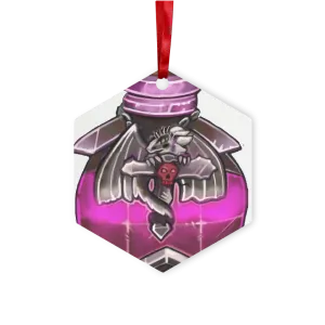 Dragon Potion Metal Hanging Ornament