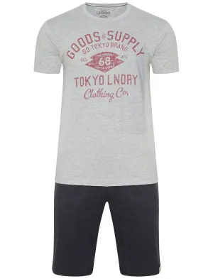 Duarte Lounge Set in Light Grey Marl - Tokyo Laundry