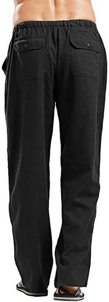 Dudubaby Cargo Pants for Men Splicing Printed Overalls Casual Pocket Sport Work Casual Trouser Pants