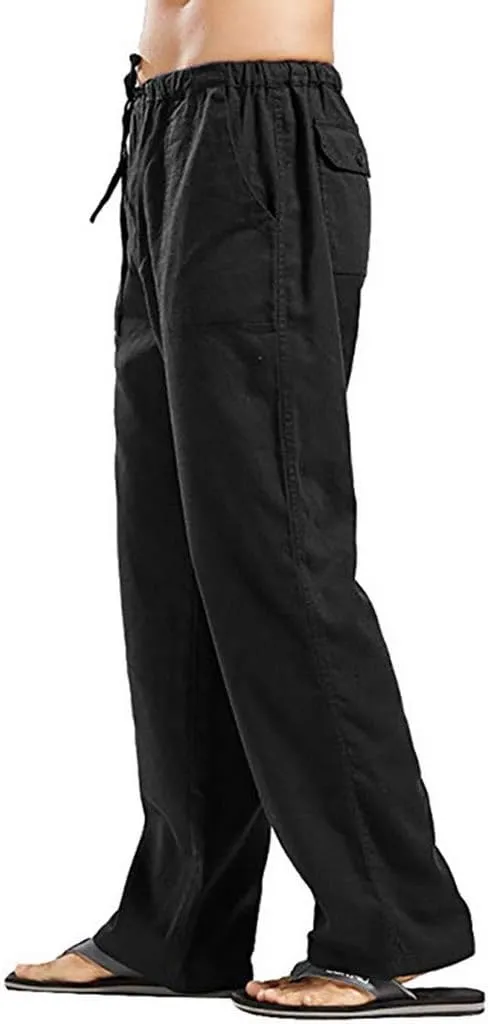 Dudubaby Cargo Pants for Men Splicing Printed Overalls Casual Pocket Sport Work Casual Trouser Pants