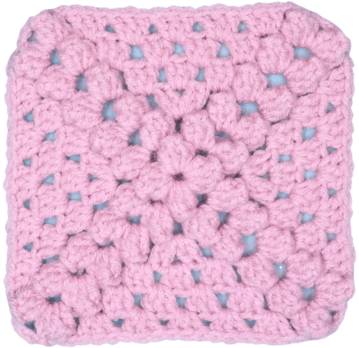 Easy Treasure Map Popcorn Granny Square - Easy to Follow Written Crochet Pattern