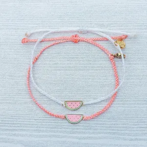 ENAMEL WATERMELON CHARM BRACELET | PURA VIDA