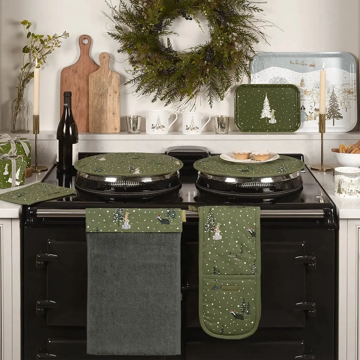 Festive Forest Serving Tray - Small