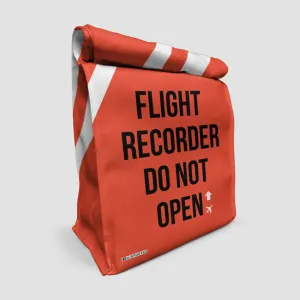 Flight Recorder - Lunch Bag