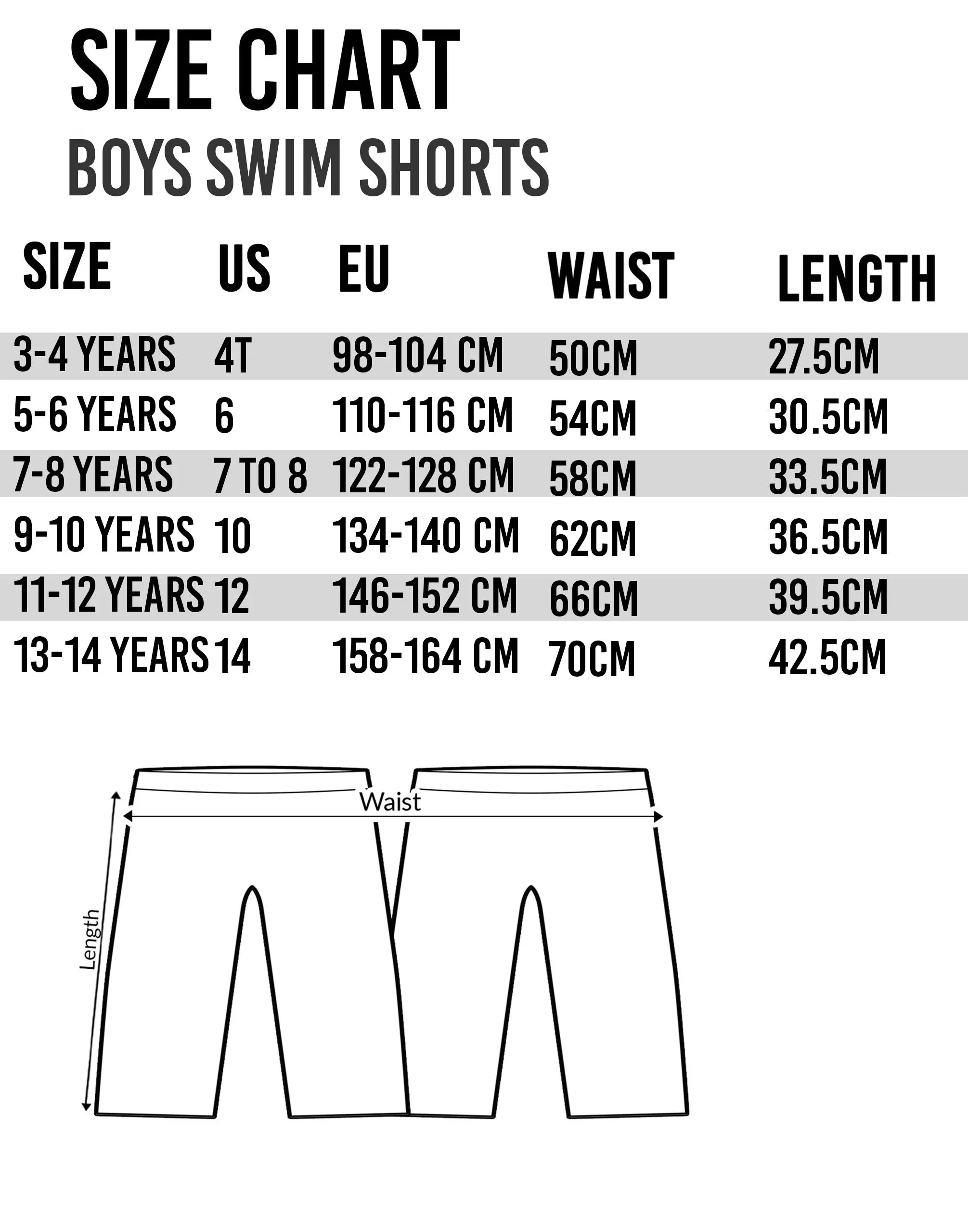 Fortnite Swim Shorts For Boys | Dark Blue Gamer Swimming Trunks