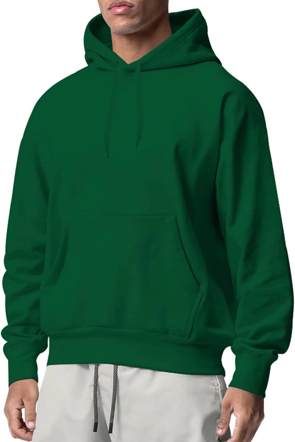 Fxbar Hoodies for Men Heavyweight Lined Hoodie Thick Winter Pullover Warm Hooded Sweatshirt Thermal Windproof Jacket