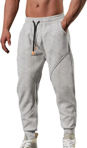 FZVYD Men Jeans Slim Fit Mens Casual Elastic Drawstring Cargo Pants Lightweight Relaxed Fit Cotton Workout Sweatpants 2023
