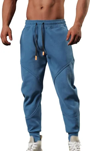 FZVYD Men Jeans Slim Fit Mens Casual Elastic Drawstring Cargo Pants Lightweight Relaxed Fit Cotton Workout Sweatpants 2023