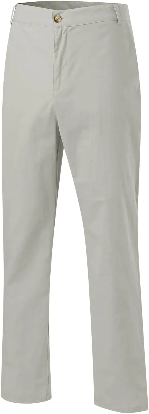 FZVYD Men's Stretch Pants Mens Casual Elastic Drawstring Cargo Pants Lightweight Relaxed Fit Cotton Workout Sweatpants 2023