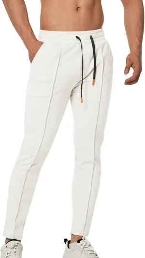 FZVYD Polo Sweatpants for Men Mens Casual Elastic Drawstring Cargo Pants Lightweight Relaxed Fit Cotton Workout Sweatpants