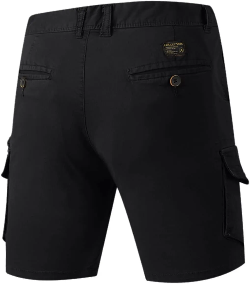 FZVYD Polyester Pants Men Mens Casual Elastic Drawstring Cargo Pants Lightweight Relaxed Fit Cotton Workout Sweatpants 2023