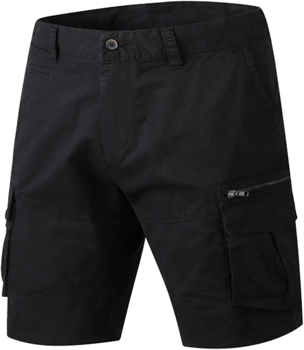 FZVYD Polyester Pants Men Mens Casual Elastic Drawstring Cargo Pants Lightweight Relaxed Fit Cotton Workout Sweatpants 2023