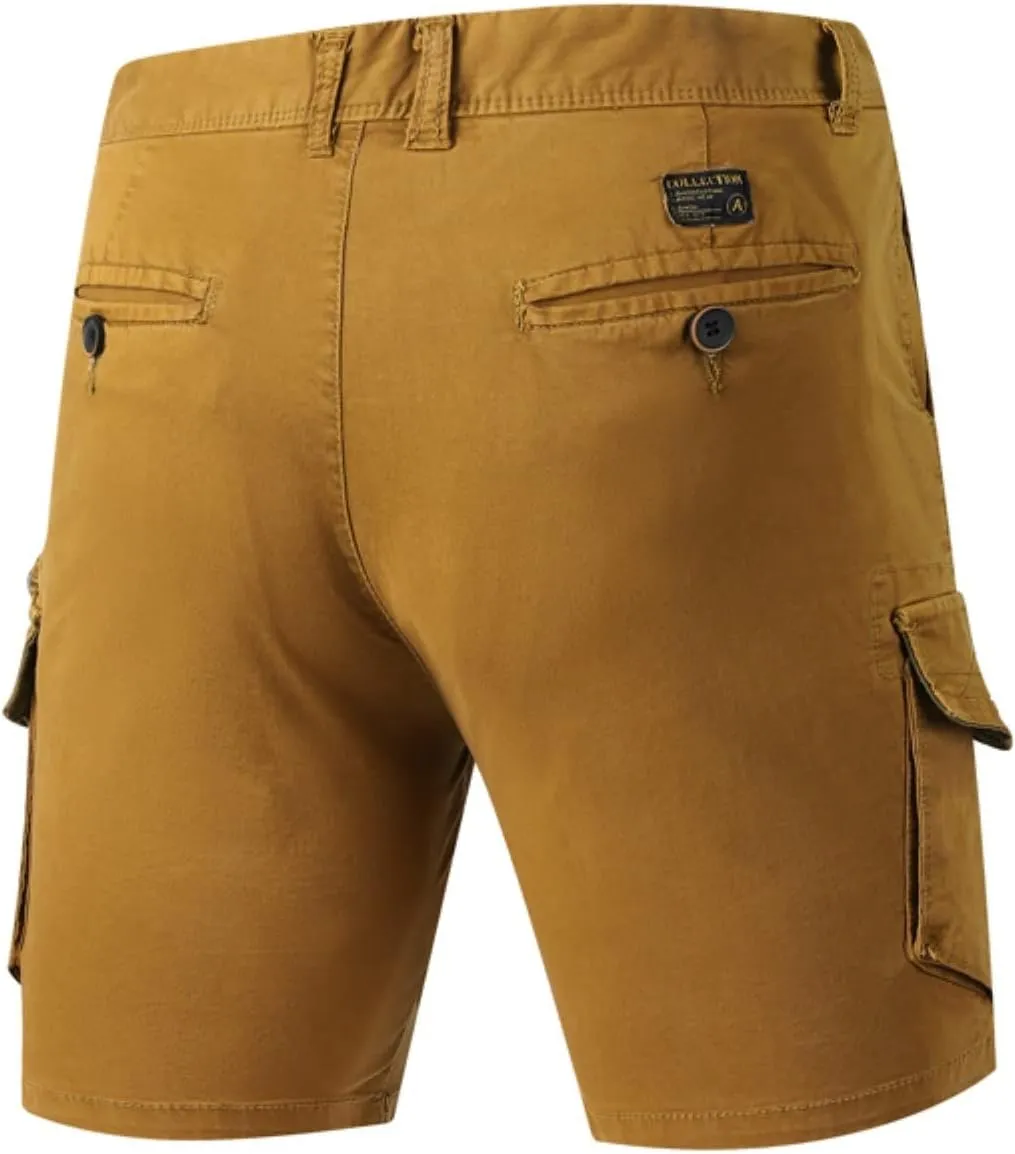 FZVYD Polyester Pants Men Mens Casual Elastic Drawstring Cargo Pants Lightweight Relaxed Fit Cotton Workout Sweatpants 2023
