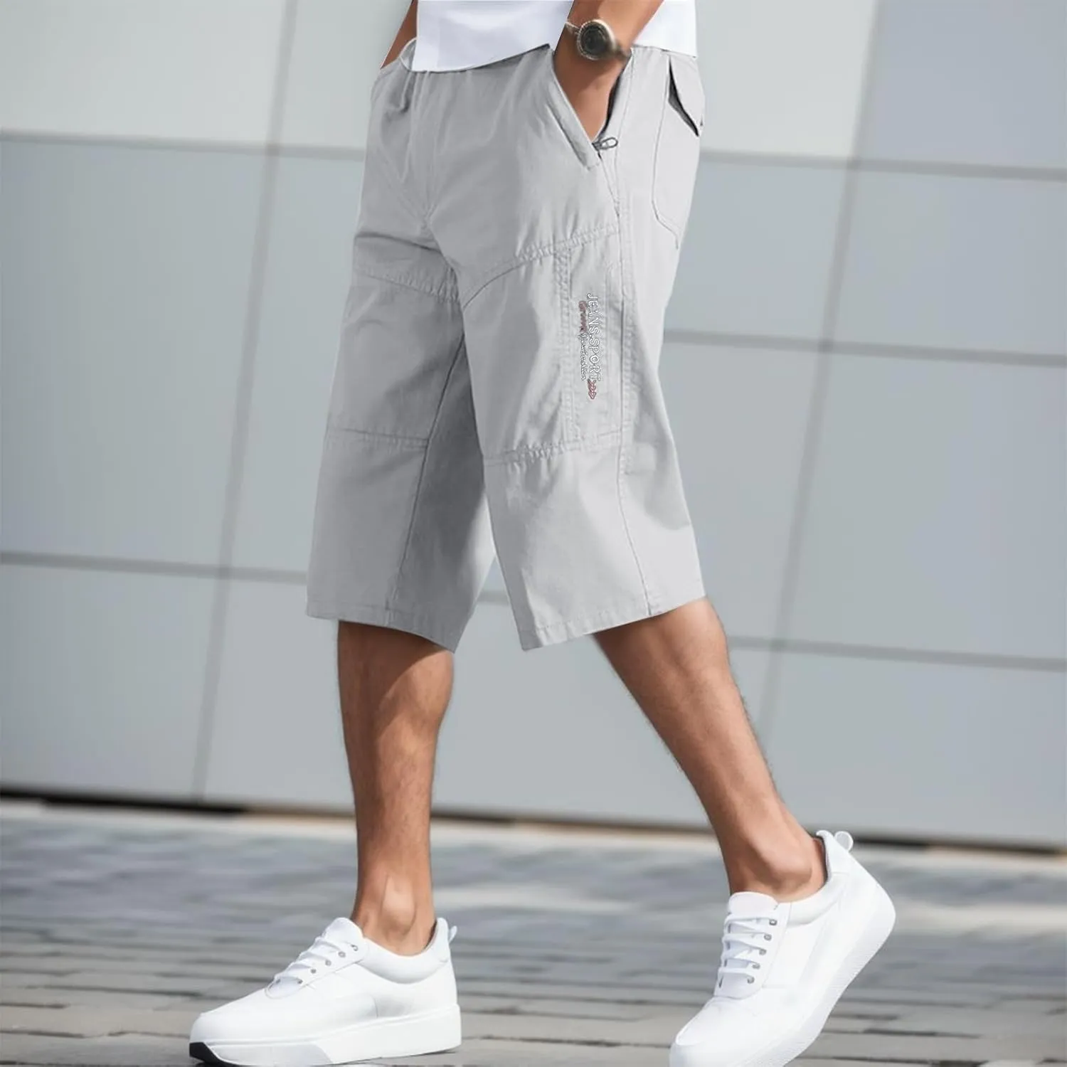 FZVYD Relaxed Fit Pants for Men Mens Joggers Cargo Pants Fashion Casual Sweatpants Work Pants Drawstring Loose Trousers