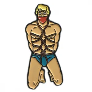 Geeky & Kinky Bound Freddy Enamel Pin
