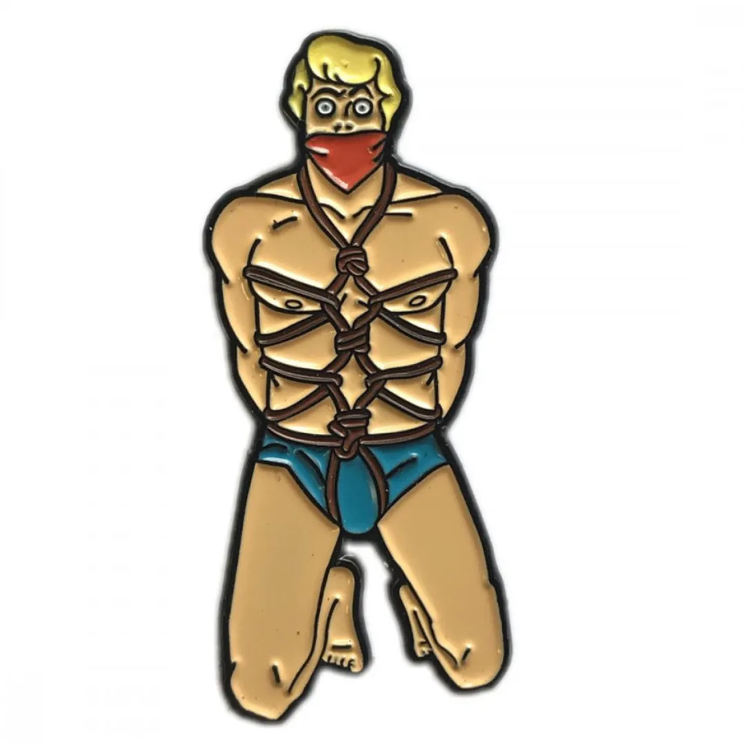 Geeky & Kinky Bound Freddy Enamel Pin