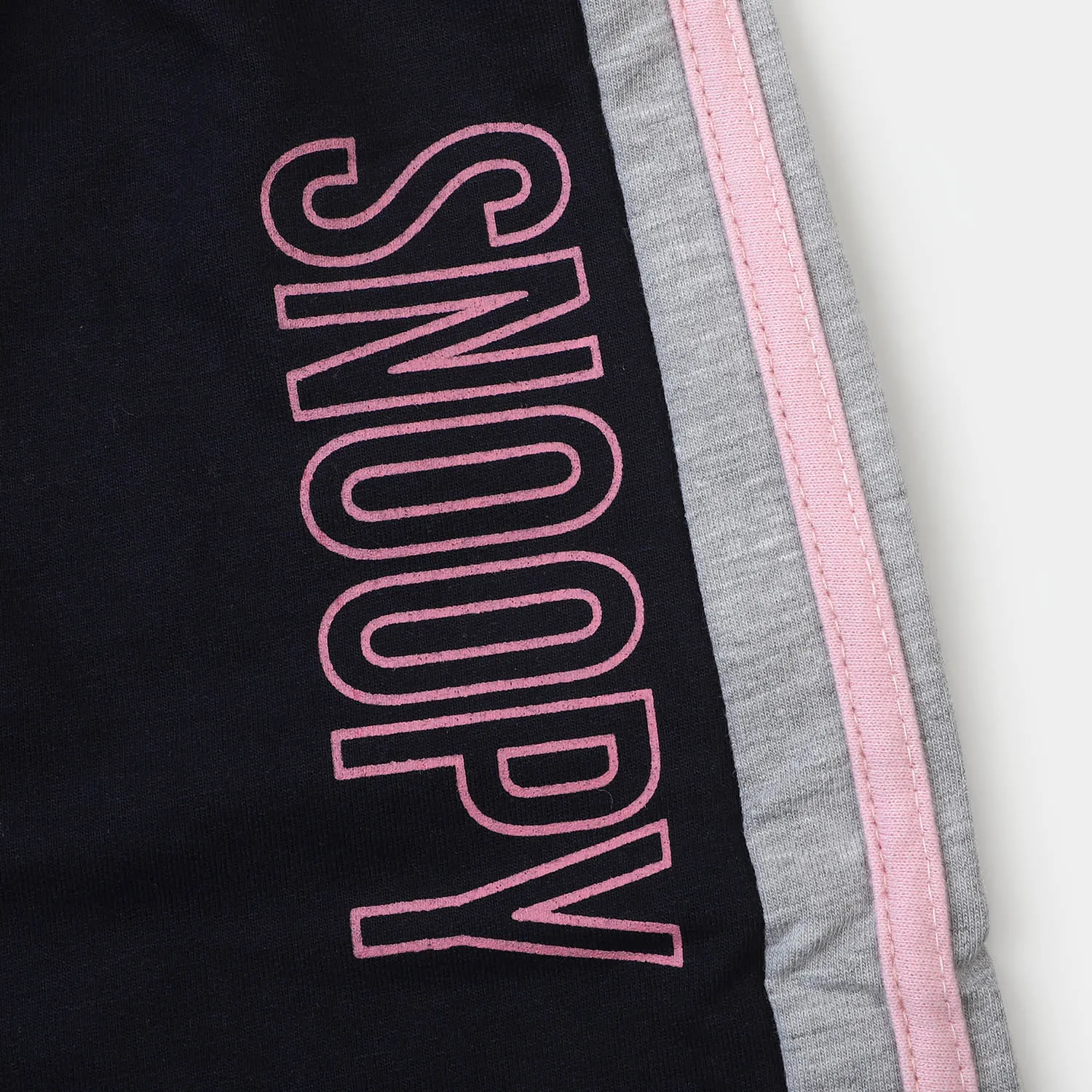 Girls Cotton Short Character | Navy Blue