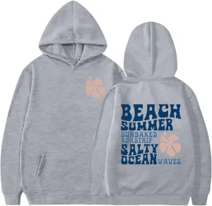 Girls Shirts Oversized Hoodies for Teen Girls Palm Puff Letter Graphic Oversize Sweatshirt Drawstring Pullover Fall Winter Clothes Today Deals Prime, 9-10 Years, Z03-grey