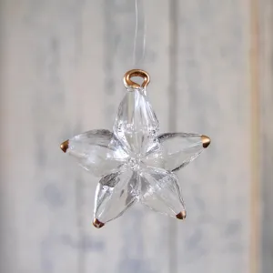 Glass Star Decoration