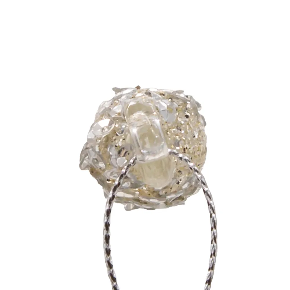 Glittered Icicle Ornaments