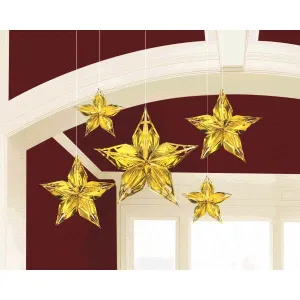Glitz & Glam Metallic Star Decoration