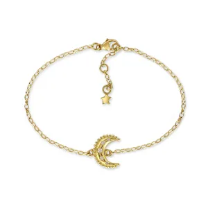Gold & Diamond Luna Bracelet